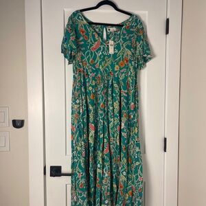 Floral Green Jumpsuit